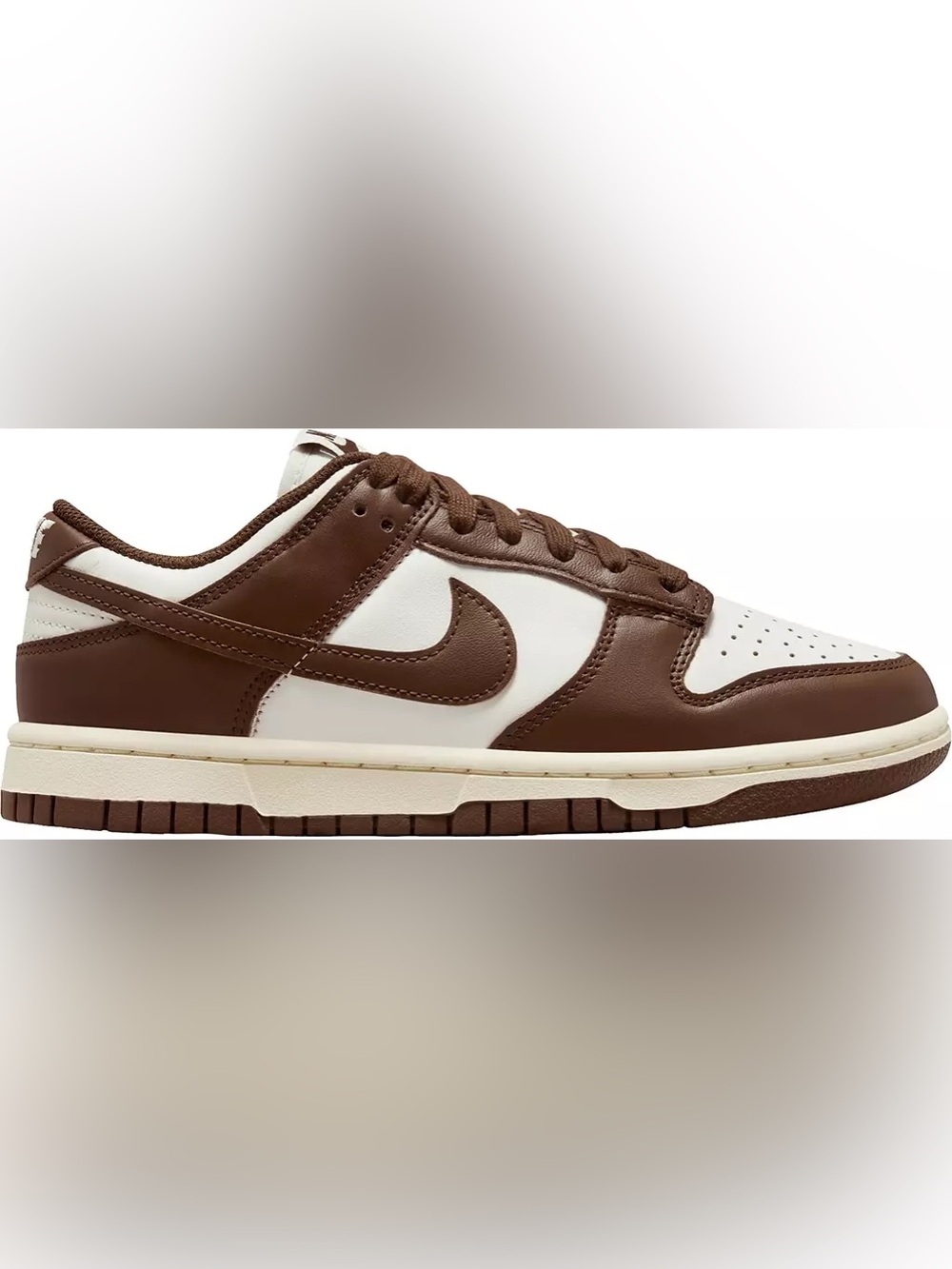 Nike Women's Dunk Low Shoes in Brown and White